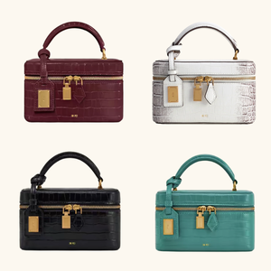 Sac à main en PVC gaufré imitation crocodile avec doublure en PVC, orné de diamants, petit format carré, durable, pour usage quotidien, pour femmes, bureau, affaires, voyages - Product Image 1