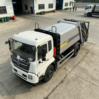 Camion à ordures compacteuses Dongfeng Kinland VR 4x2 économique pour le transport de déchets urbains, châssis renforcé, faible taux de défaillance