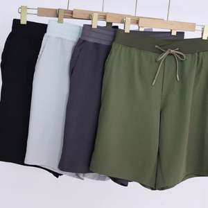 Pantalones Cortos Deportivos Lu1u para Hombre, Nuevos de Verano, Secado Rápido, Transpirables, Dobles, para Deportes al Aire Libre, Fitness, Tenis, Cinco Centímetros - Product Image 2