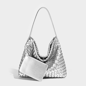 Sac à bandoulière élégant français tissé à <span class=keywords><strong>la</strong></span> main en PU <span class=keywords><strong>de</strong></span> qualité, sac décontracté pour l'extérieur, idéal pour <span class=keywords><strong>les</strong></span> jeunes femmes et <span class=keywords><strong>les</strong></span> amateurs <span class=keywords><strong>de</strong></span> mode - Product Image 1