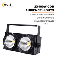 AOPU 200W Cob LED Par Can Stage Light Warm White ou RGB 2 Eyes LED Blinder Light DMX Audience Lights