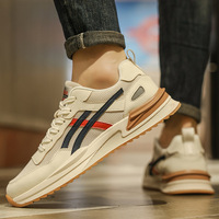 Chaussures de sport décontractées pour hommes, nouvelle collection été 2025, en maille respirante, style rétro, à lacets, tendance, pour la course à pied