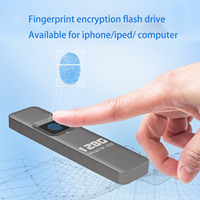 Cryptage d'empreintes digitales d'usine clé USB 256g lecteur flash USB en métal 128g clé USB d'empreintes digitales pour iPhone/iPad/PC