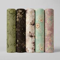 Tela Popelina 100% Algodón, Impresión Digital Personalizada, Tela de Algodón Estampada Ecológica para Vestidos y Ropa, MOQ Bajo, Directo de Fábrica