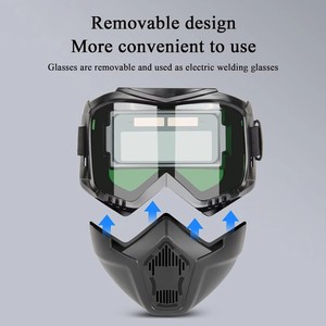 Casco da saldatura solido e di lunga durata per saldatura, molatura, lucidatura e taglio, design rimovibile - Product Image 1
