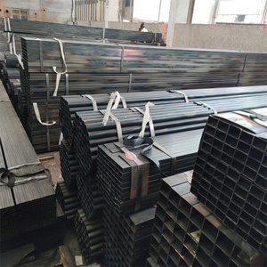 Trung Quốc Nhà cung cấp Máy đo nặng màu đen bề mặt ống vuông hình chữ nhật rỗng phần ống <span class=keywords><strong>30x60mm</strong></span> 50x70mm 100x100 ống thép carbon - Product Image 4