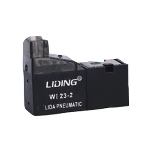 WI Series High stability and long lifespan 24vdc plastic body mini solenoid air valve With Low Power And Large Flux