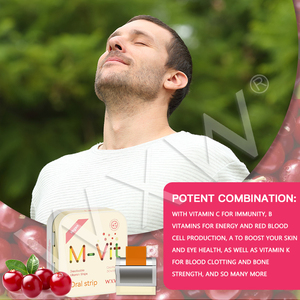 OEM/ODM Bandes orales entièrement végétaliennes naturelles pures Bandes orales multivitaminées Supplément minéral végétalien Film oral dissolvant les vitamines - Product Image 4