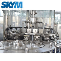 Machine automatique de remplissage et de scellage de bouteilles d'eau minérale pure pour petites entreprises en Chine