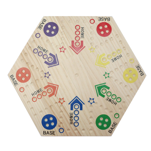Juego de mesa de mármol Tablero de madera de doble cara con 30 canicas <span class=keywords><strong>6</strong></span> dados Colorido Wahoo Marble <span class=keywords><strong>Ludo</strong></span> Game Kit para 2-<span class=keywords><strong>6</strong></span> <span class=keywords><strong>jugadores</strong></span> - Product Image 6