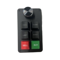Clavier personnalisable avec macros pour le bureau, copie et collage, dessin PS, contrôle audio PC, réglage du volume pour l'e-sport, clavier pour le trading boursier