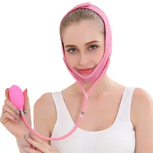 Надувной бандаж для лифтинга лица от подбородка до правых линий тонкая v-маска для лица для сна