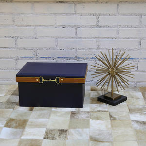 Gaya Modern dicetak PU kulit perjalanan Set makan siang dan piknik kotak kertas dengan koper untuk hadiah dan penyimpanan mainan - Product Image 3