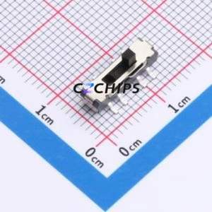 3AQKDCCAA Slide Switch SMD-8P,13x3.5mm Switch Single Pole Double Throw Rectangle Pin Header PC Pin 12.95mm - Product Image 1