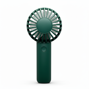 Mini Ventilatore Portatile Verde con Luce, Tre Velocità del Vento, 7 Ore di Autonomia, Raffreddamento Domestico Indossabile - Product Image 1
