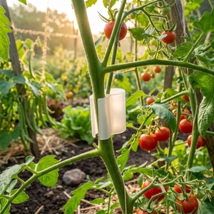 Outil de greffage en silicone de qualité alimentaire en gros, pinces de greffage agricoles en silicone pour tomates, clips de greffage pour plantes fruitières - Product Image 1