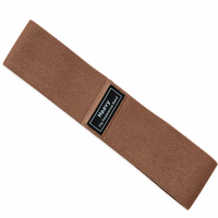 Juego de Bandas de Resistencia de Tela Beige Neutro, Accesorios de Pilates, Bandas para Cadera y Glúteos para Yoga, Gimnasio y Entrenamiento
