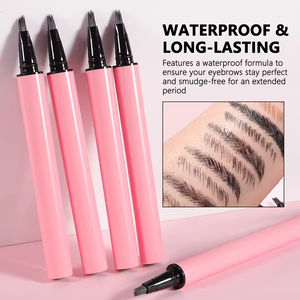 Crayon à sourcils minéral liquide waterproof longue tenue double embout <span class=keywords><strong>5</strong></span> couleurs Marque privée Personnalisé Vente en gros - Product Image 1