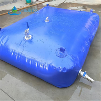 Réservoir d'eau portable gonflable pliable en PVC 5000L.