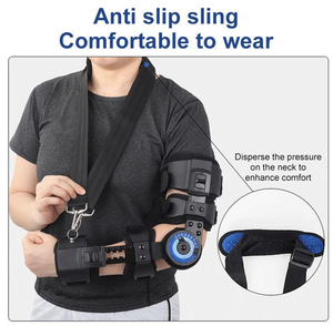 Orthèse de bras réglable ROM pour soutien post-opératoire, récupération de fracture, dispositif de rééducation articulé, attelle de coude - Product Image 2