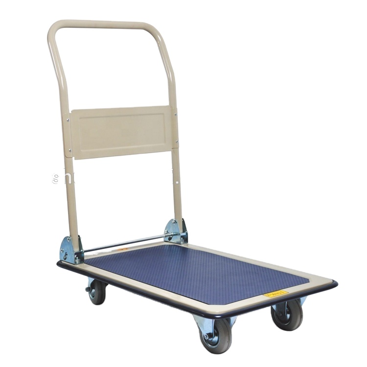 Тележка повышенной прочности, ручная тележка, Складская подвижная платформа, тележка с 4 колесами