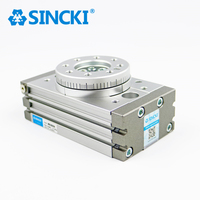 SINCKI MSQB Silinder Meja Putar Solid 90 ° &180 °   Performa Stabil Rack Pinion
