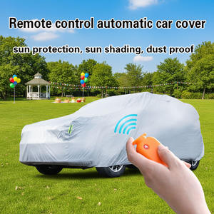 Funda para Auto Completamente Automática, Protección Solar, Impermeable, Aislamiento Térmico, Retráctil Manual, para SUV - Product Image 1