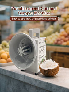 مكشطة طحن مطحنة لحم جوز الهند كهربائية أوتوماتيكية من البلاستيك والفولاذ المقاوم للصدأ ومبشرة جوز الهند - Product Image 6