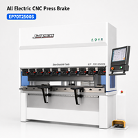 Prensa Plegadora Eléctrica CNC de 70 Toneladas con Doble Servo y 2500 mm de Ancho de Trabajo para Plegado de Chapa Metálica de Precisión