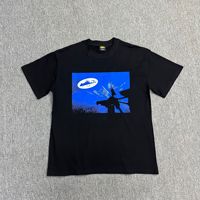 Nouveau T-shirt unisexe double fil 2026, tee-shirt tendance à manches courtes 240 g/m² avec logo imprimé, haut décontracté et mode pour l'été