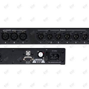 Procesador de Audio Digital Profesional 3.6SP de 3×6 Canales, Sistema de Audio DSP, Procesador de Sonido de Montaje en Rack 1U para Ingeniería de Audio - Product Image 3