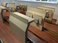Table et chaise d'étude universitaires réglables au design moderne, en promotion, pour l'école et l'université