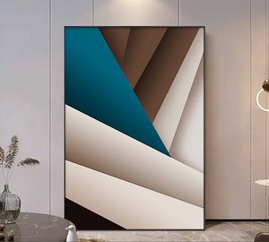 Arte astratta, motivi geometrici colorati, decorazione domestica, <span class=keywords><strong>pittura</strong></span> decorazione murale - Product Image 1