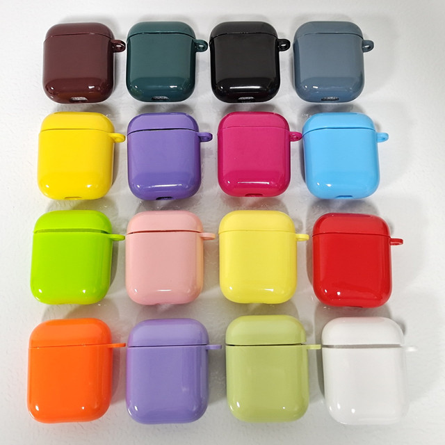 Wholesale Luxury Fashion Solid TPU Candy Color Earphone Protective Case for AirPods Pro 1/2/3/4 Generation Earphone Shell