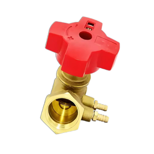 DN15 DN50 일반 적용용 수동 황동 밸런싱 밸브 배수 밸브 파이프 피팅 수압 조절기 밸브 - Product Image 2