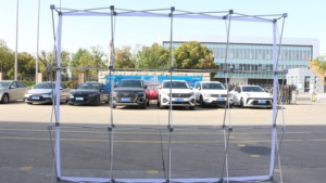 Everjetting Tùy Chỉnh 250G Dệt Kim/200G Căng Vải Có Thể Gập Lại Trọng Lượng Nhẹ Khung Nhôm Đơn Lập Cho Hiển Thị <span class=keywords><strong>Backdrop</strong></span> - Product Image 3