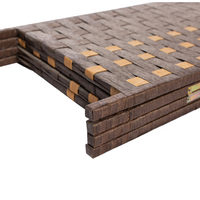Handweave Bois Tissé Conception Chambre Diviseur Mur Cloisons et Diviseurs Autoportante
