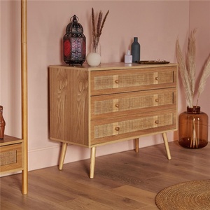 Bedroom Wood <strong>Rattan</strong> Luxury MDF <strong>Chest</strong> <strong>of</strong> <strong>Drawers</strong> - Product Image 3