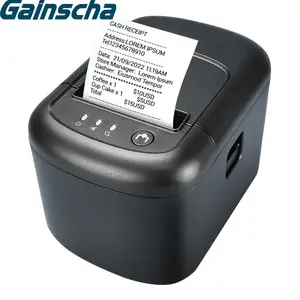 Gainscha E200 250毫米/s POS打印机3英寸自动切割机台式热敏打印机80毫米收据打印机