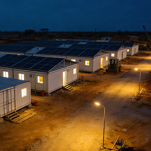 <span class=keywords><strong>Maison</strong></span> modulaire en conteneurs avec système d'énergie solaire et stockage de batteries pour chantier de construction à grande échelle et camp mobile - Product Image 4