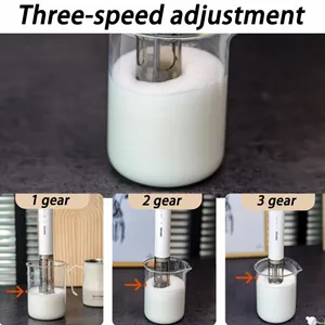 <span class=keywords><strong>Mousseur</strong></span> à lait électrique, <span class=keywords><strong>mousseur</strong></span> à lait automatique pour café latte, agitateur à lait mains libres - Product Image 4