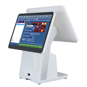 Máy tính để bàn point of Sale hệ thống đôi màn hình tiền mặt đăng ký <span class=keywords><strong>POS</strong></span> máy <span class=keywords><strong>Android</strong></span> hiển thị Touchable tất cả trong một <span class=keywords><strong>POS</strong></span> thiết bị đầu cuối - Product Image 4