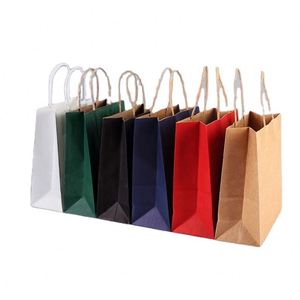 Pochette en papier kraft recyclé de 120g avec poignée longue pour emballage cosmétique (shampoings et perruques) – Surface gaufrée - Product Image 4