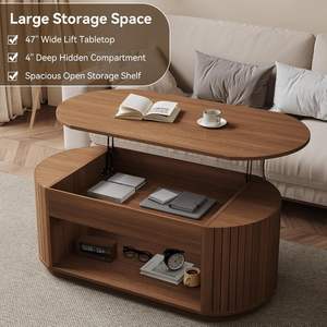 <span class=keywords><strong>Table</strong></span> <span class=keywords><strong>basse</strong></span> relevable moderne de 47 pouces pour la maison, le bureau et le salon - Product Image 3