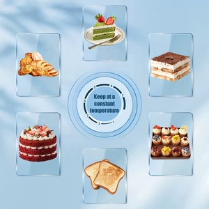 Tủ trưng bày bánh kem nhỏ để bàn, làm mát bằng điện, dùng để trưng bày trên quầy - Product Image 5