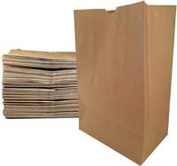 Sacs d'emballage en papier kraft personnalisés avec poignée pour chocolats, biscuits, pop-corn - Matériaux recyclés, impression flexographique