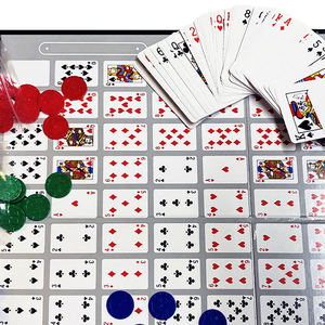 Wholesale environmentally friendly portable travel folding family friendly custom board game personalized game chips - Product Image 2