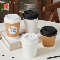 Conception de logo colorée 4oz 5oz 8oz 12oz 16oz 26oz et 32oz bol de crème glacée tasses en papier de crème glacée