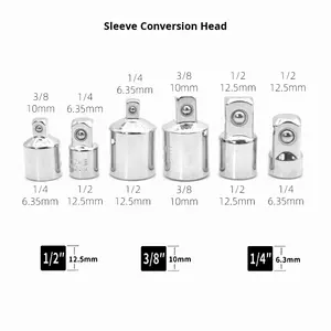 Adaptor Soket Universal <span class=keywords><strong>Joint</strong></span> Extension Bar Logam Fleksibel Shaft <span class=keywords><strong>1</strong></span>/4 <span class=keywords><strong>3</strong></span>/8 <span class=keywords><strong>1</strong></span>/<span class=keywords><strong>2</strong></span> Drive Bor Impact Driver Alat Mekanik - Product Image 2