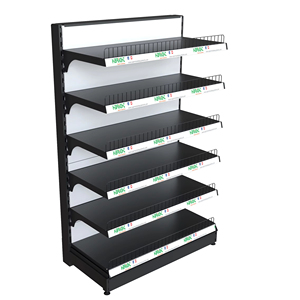 Sistema de góndolas metálicas enlazables y escalables para la configuración de pasillos de supermercados a gran escala, en oferta. - Product Image 1